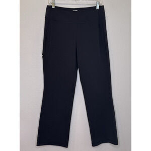 Duluth Trading NoGA Classic Bootcut Pants Womens Sz M x 29 Black Stretch Pull On